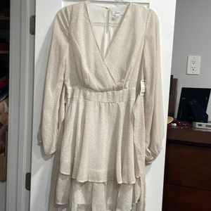 Large leopard print dress